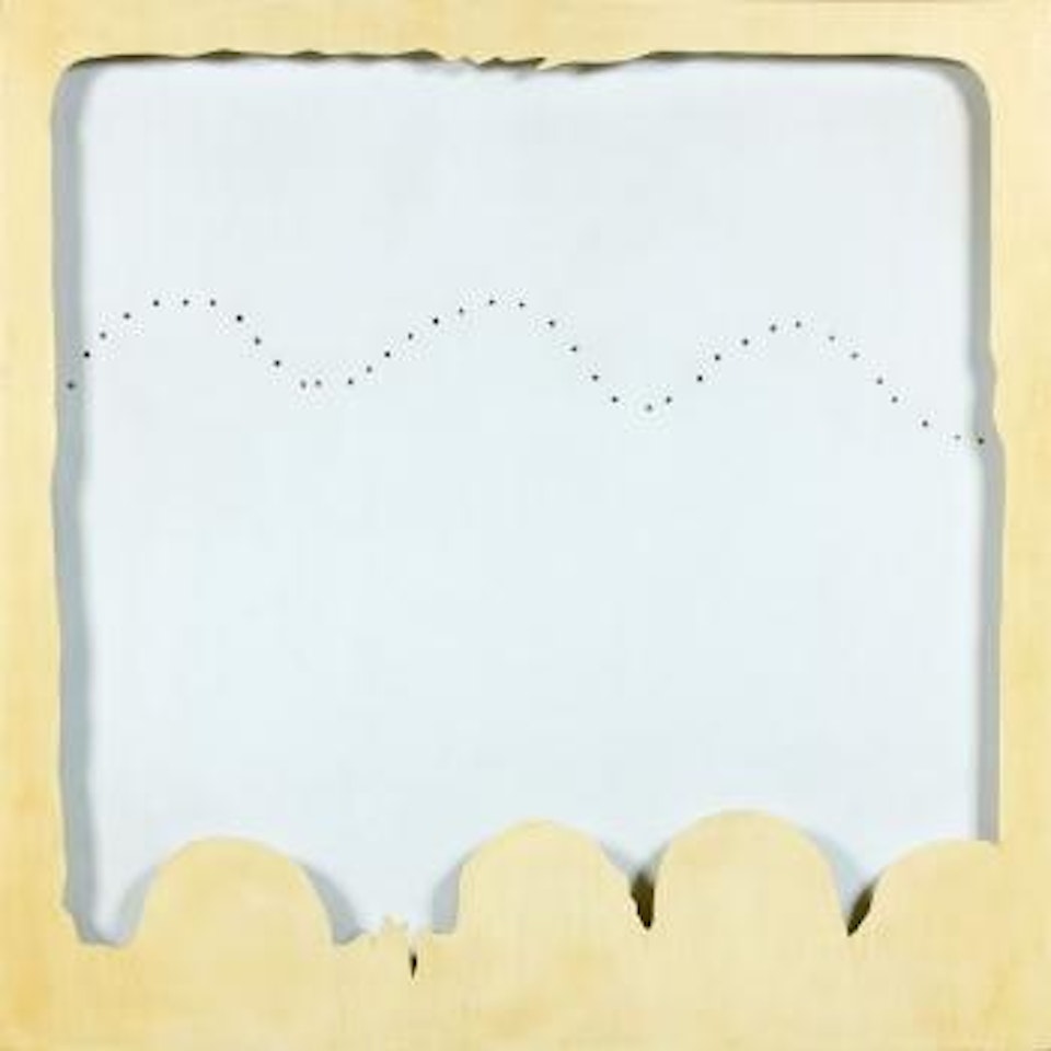 Concetto spaziale, teatrino by Lucio Fontana