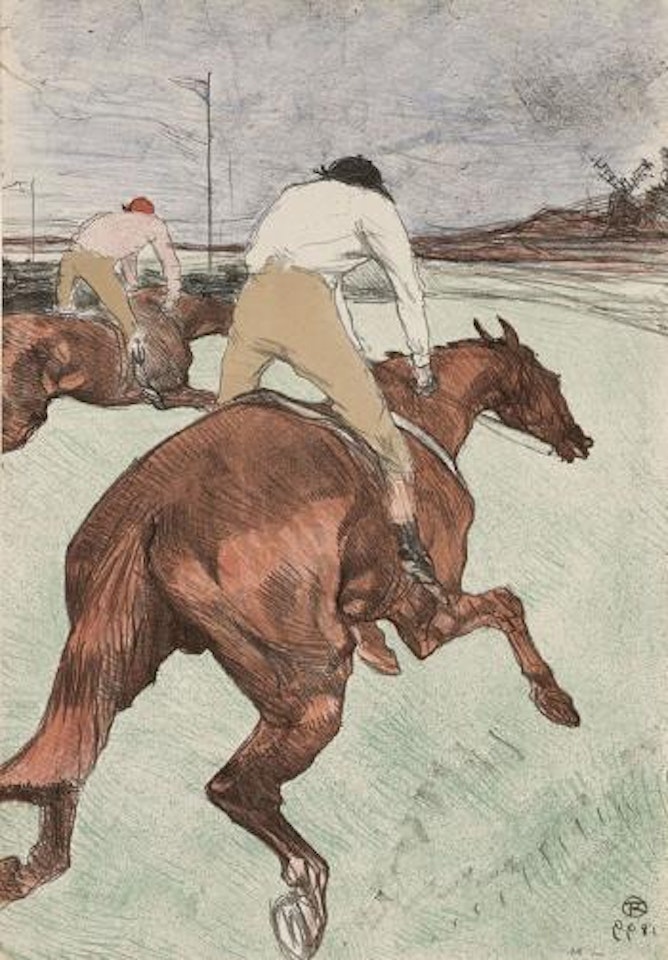 Le jockey by Henri de Toulouse-Lautrec