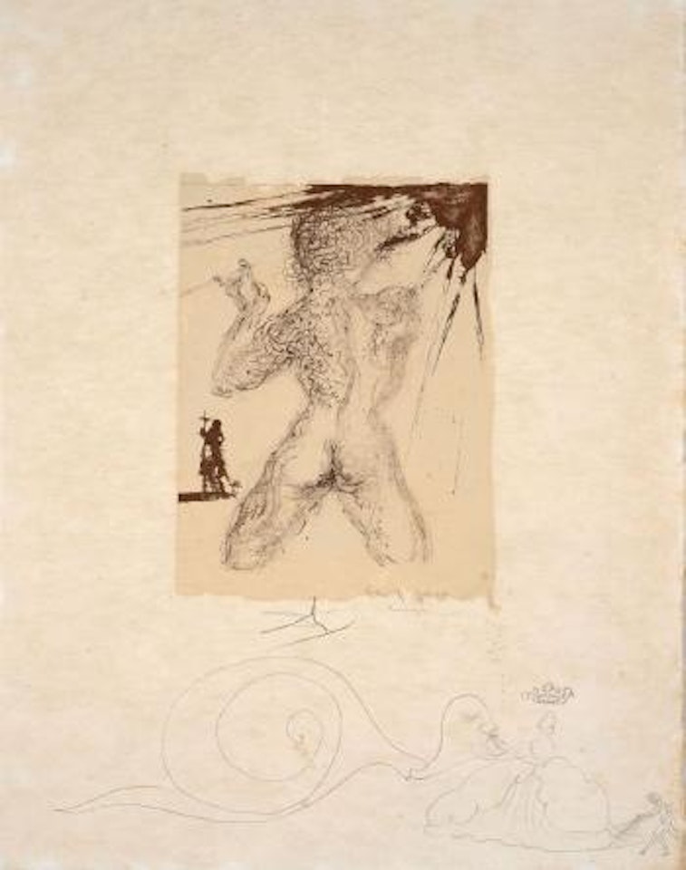Nu gris by Salvador Dali