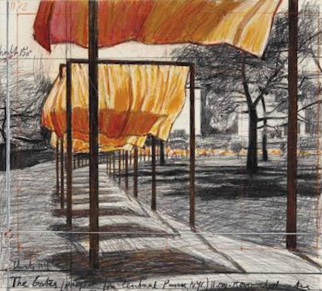 The Gates (project for Central Park NYC) by Christo