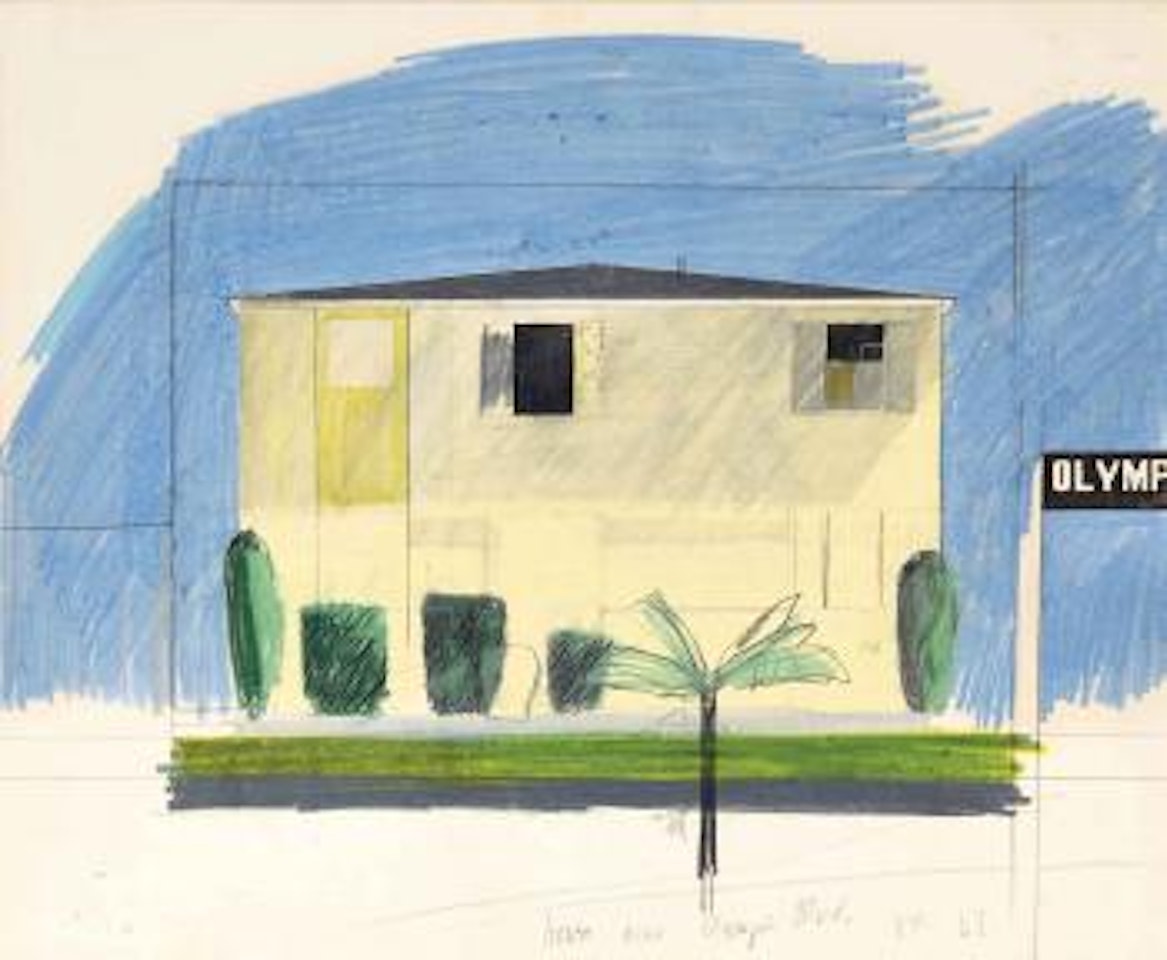 House, Olympic Boulevard by David Hockney