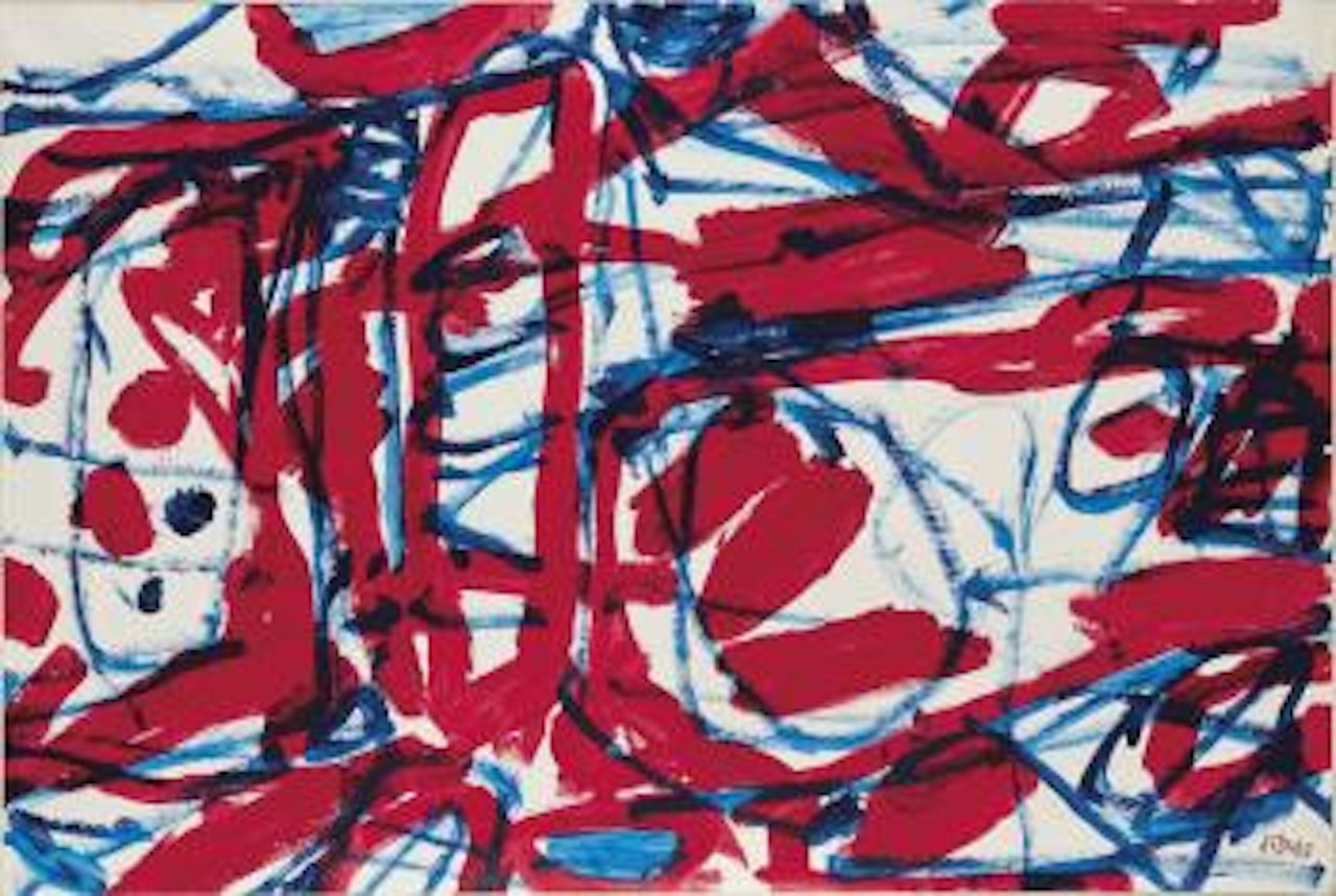 Mire G 72 (Boléro) by Jean Dubuffet