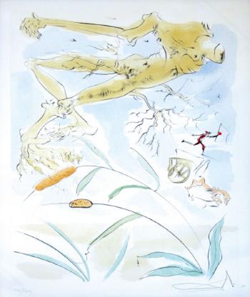 Le cocher by Salvador Dali