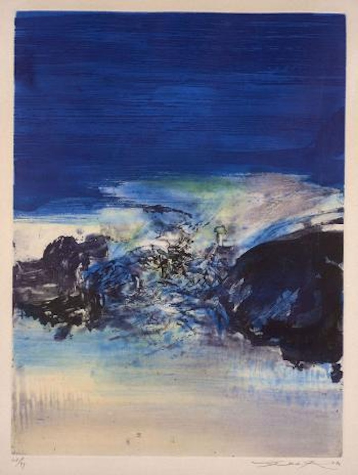 Eau-forte 314 by Zao Wou-Ki