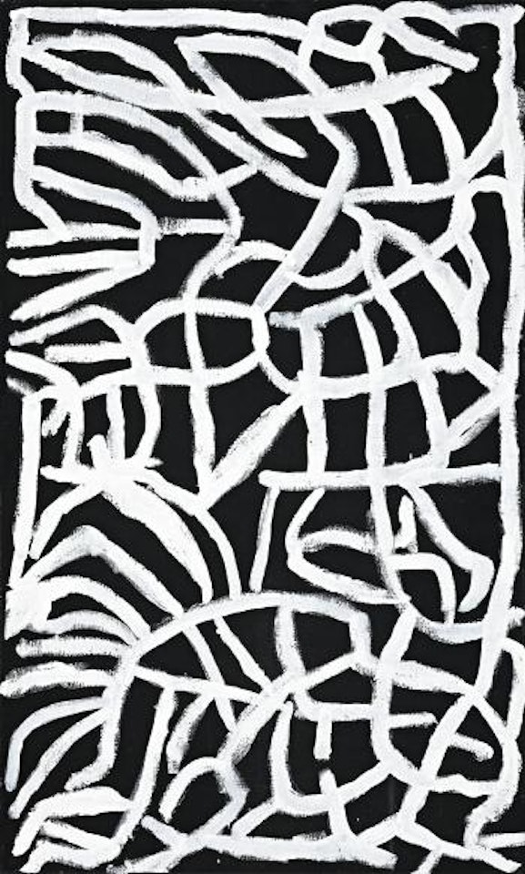 Untitled (Yam story) by Emily Kame Kngwarreye