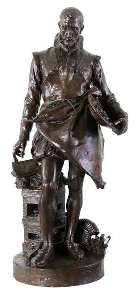Portrait of Bernard Palissy (French ceramist) by Louis-Ernest Barrias