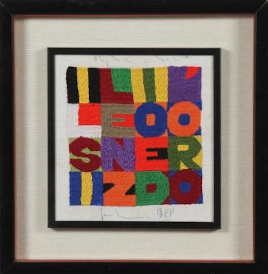 Il silenzio è d'oro by Alighiero Boetti