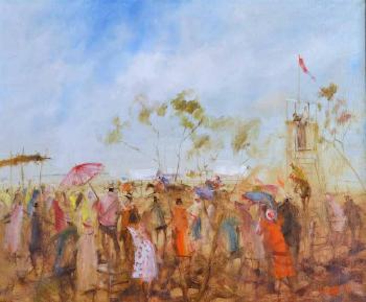 At the Picnics, Kynuna QLD by Hugh Sawrey