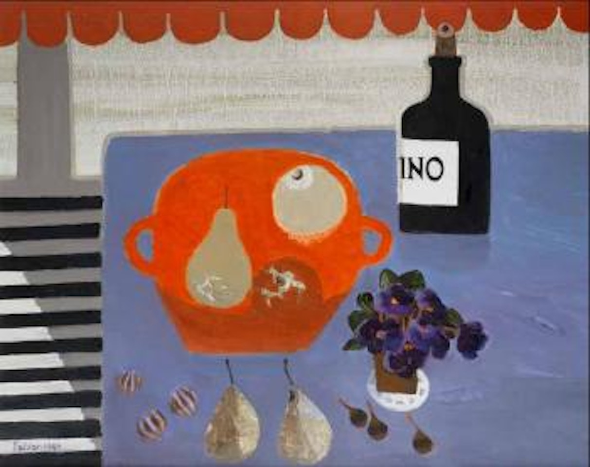 Still Life with Orange Bowl by Mary Fedden