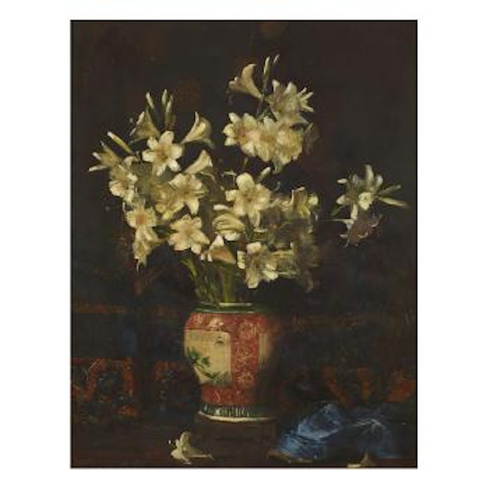 Still Life with Lilies by Arthur Ernest Streeton