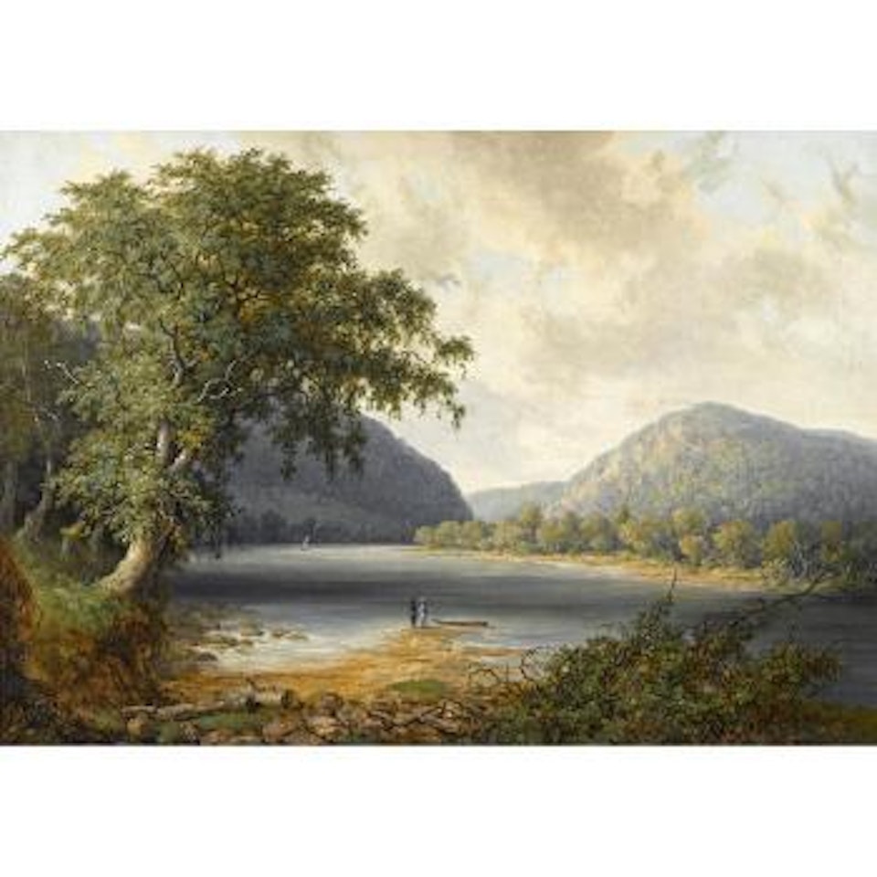 River Landscape with Figures by Thomas Doughty