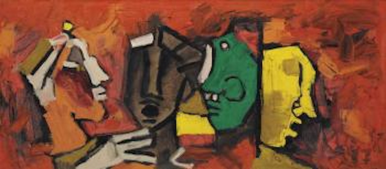 Untitled by M.F. Husain