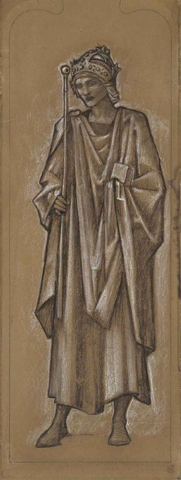 King Alfred by Edward Coley Burne-Jones