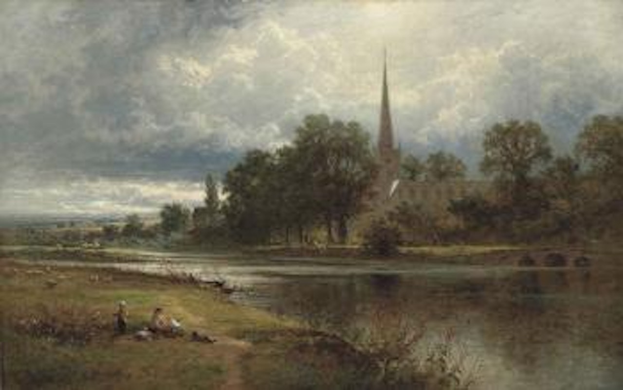 Holy Trinity Church, Stratford-upon-Avon by Benjamin Williams Leader
