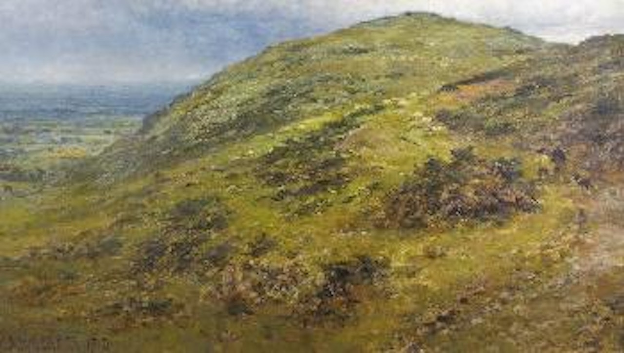 October Storm over Malvern by Benjamin Williams Leader