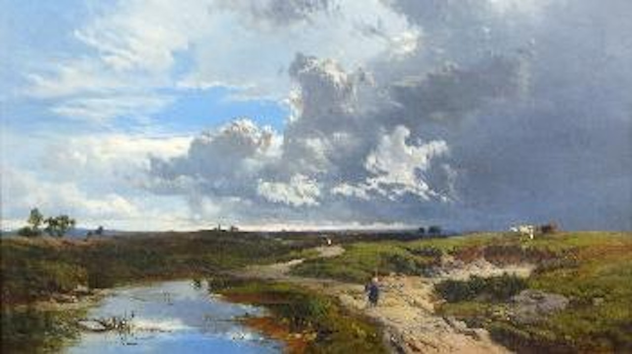 A Summer Storm Brewing by Sidney Richard Percy