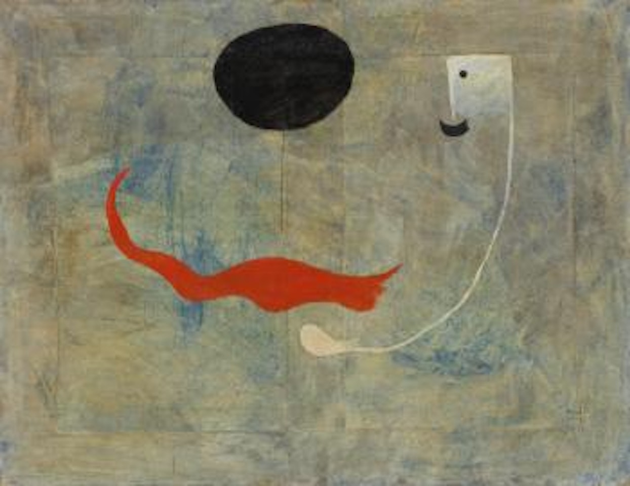 Peinture (Homme Avec Moustache) by Joan Miró