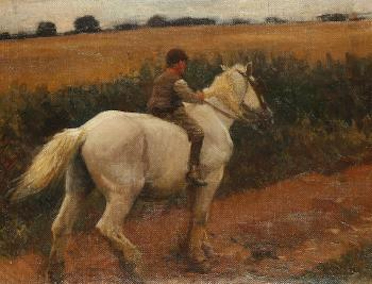 Boy on Pony by Alfred James Munnings
