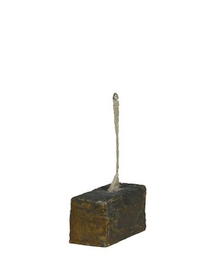Figurine Sur Grand Socle by Alberto Giacometti