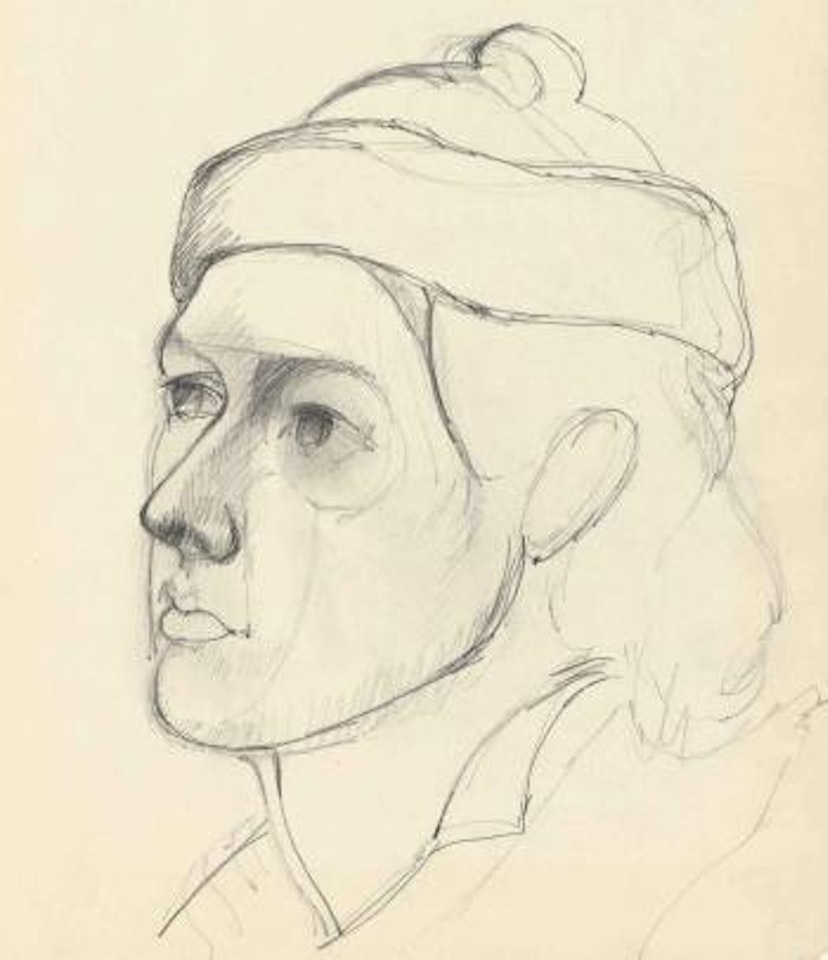 Portrait Of Mougouch by Arshile Gorky