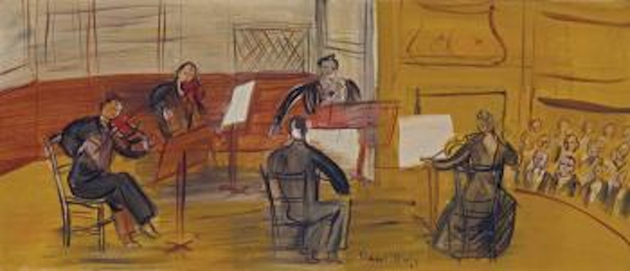 L'ensemble, le petit orchestre by Raoul Dufy