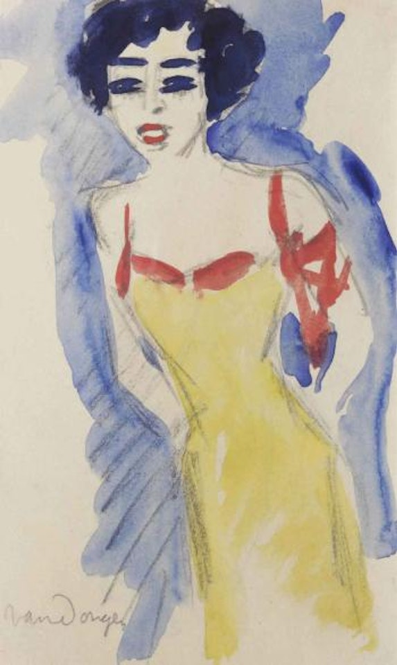 Portrait of a lady by Kees van Dongen