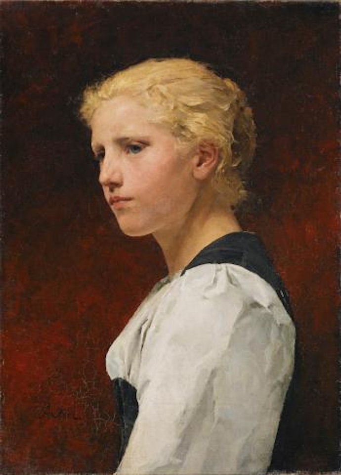 Berner Mädchen by Albert Anker
