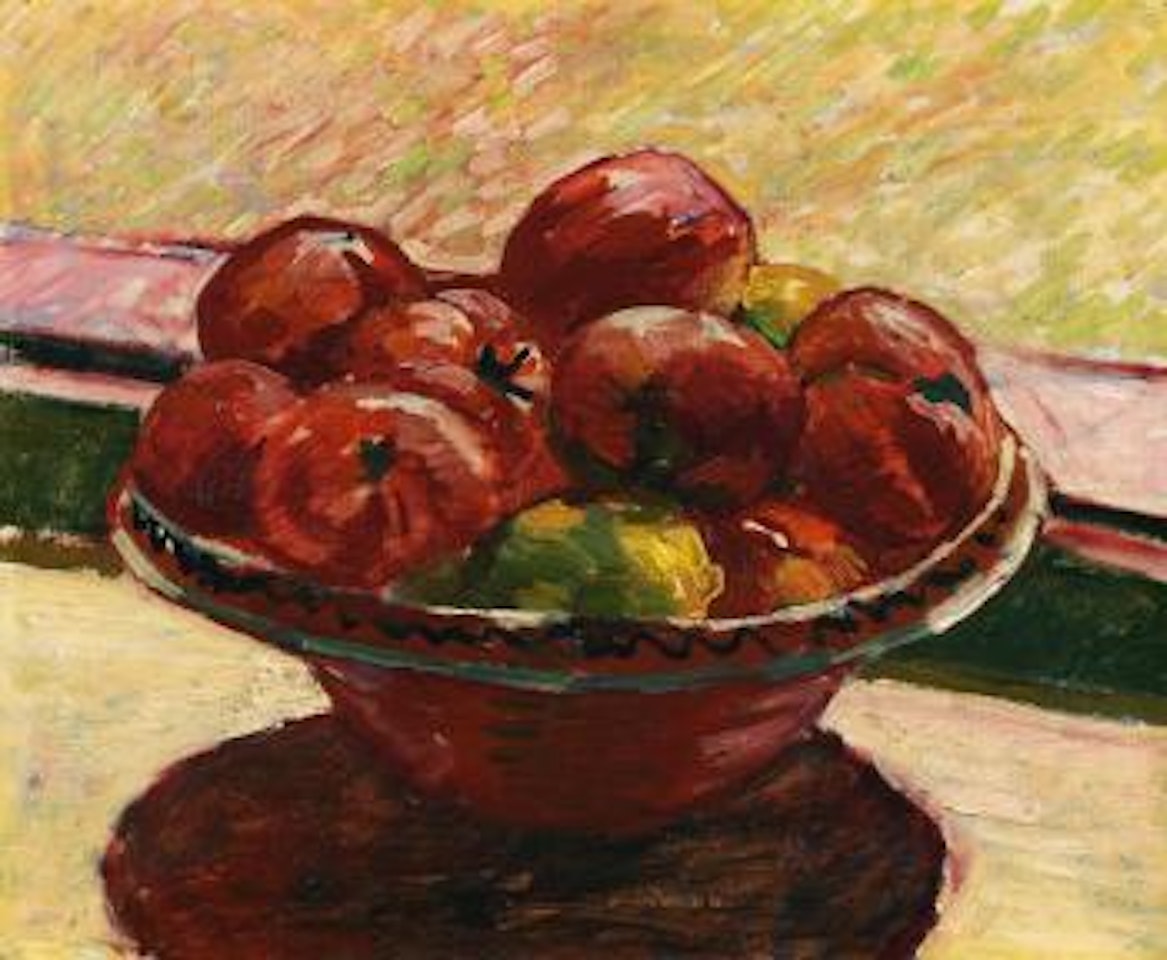 Schale Mit Obst by Giovanni Giacometti