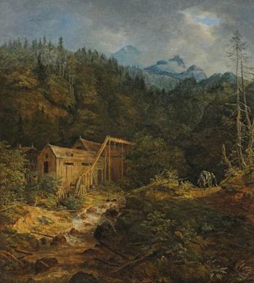 Scierie De Marbre by Alexandre Calame