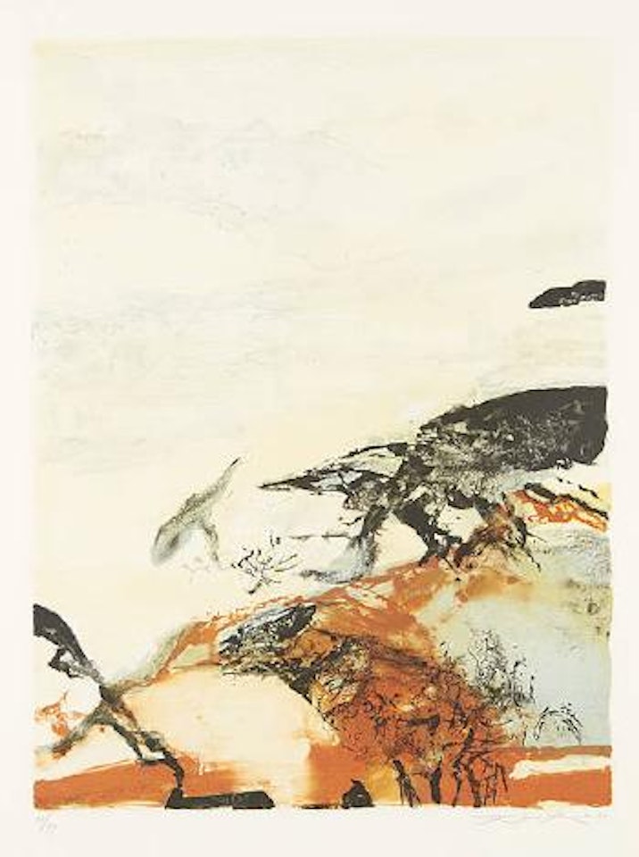 Composition by Zao Wou-Ki
