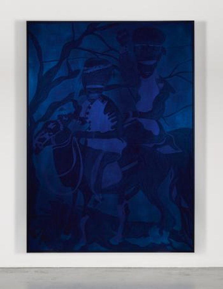 Blue Riders by Chris Ofili