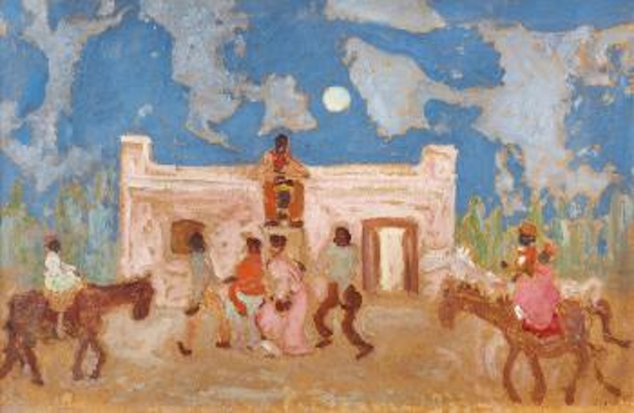 La fiesta, Candombe en la estancia by Pedro Figari