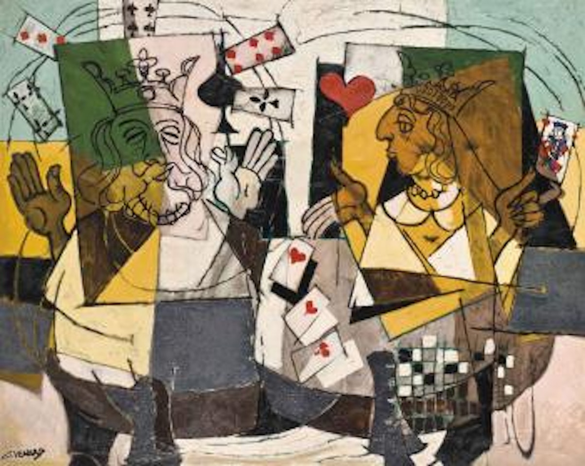 La Partie De Cartes by Claude Venard