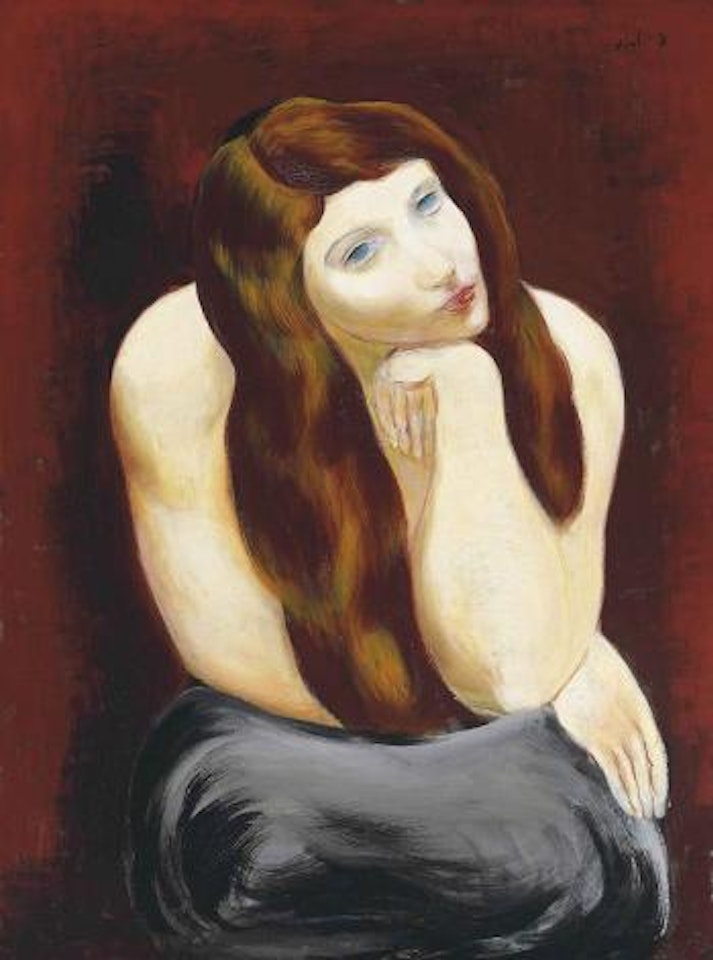 Jeune Fille Assise by Moïse Kisling