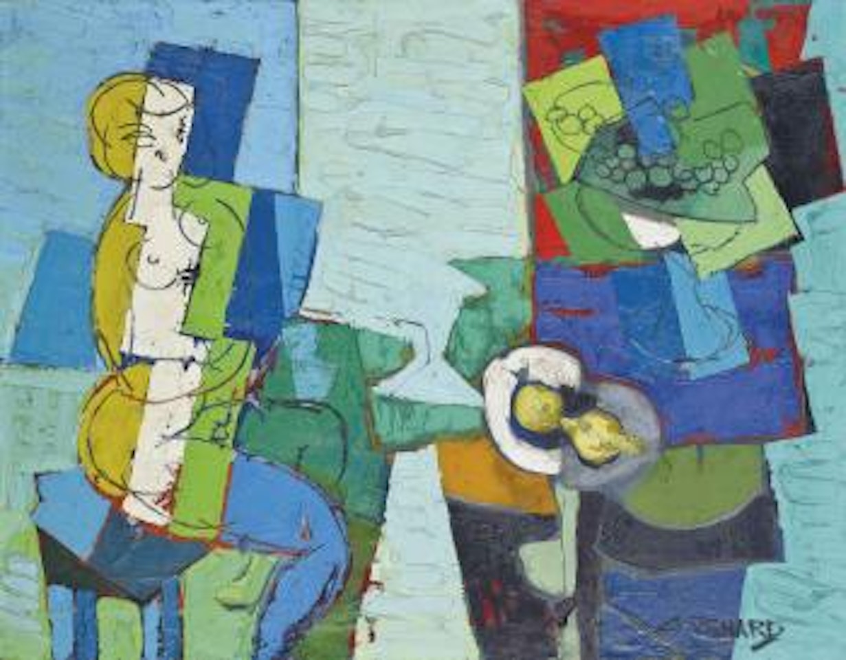 Femme et Fruits by Claude Venard