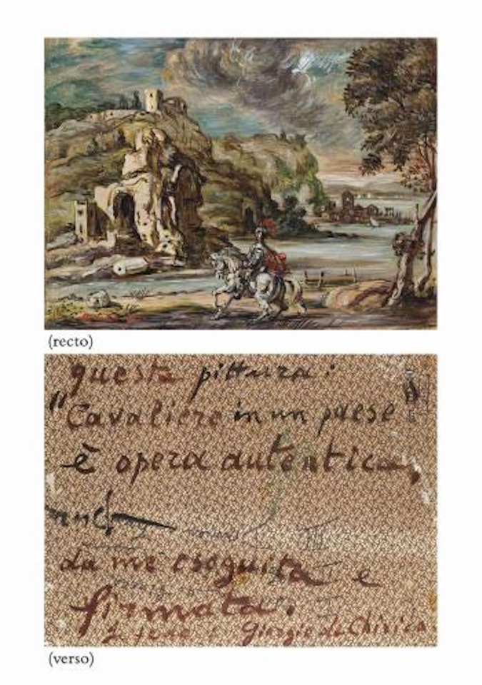 Cavaliere In Un Paese by Giorgio de Chirico