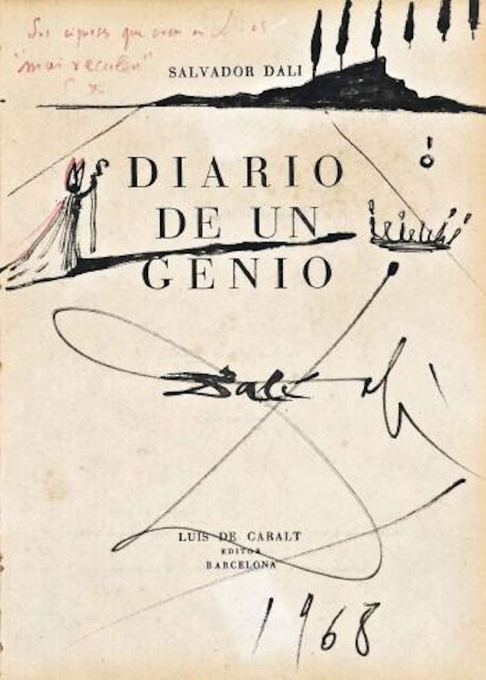 Los Cipreses Que Creen En Dios "Mai Reculende" by Salvador Dali