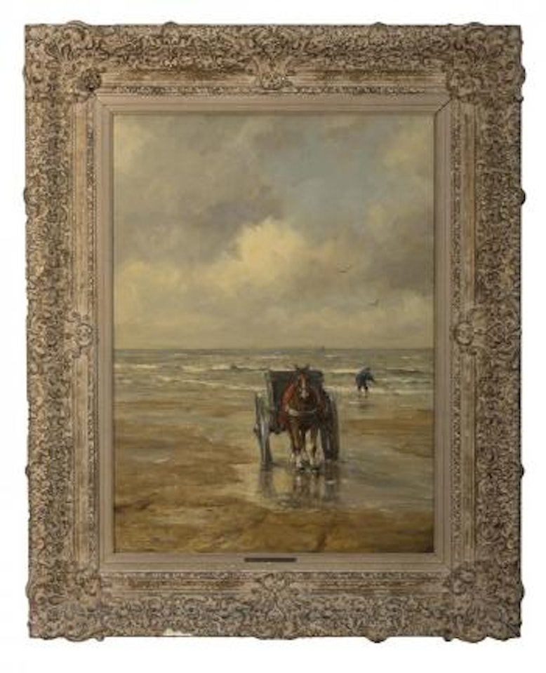 Shell Fisherman with Horse and Cart by Gerhard Arij Ludwig Morgenstjerne Munthe