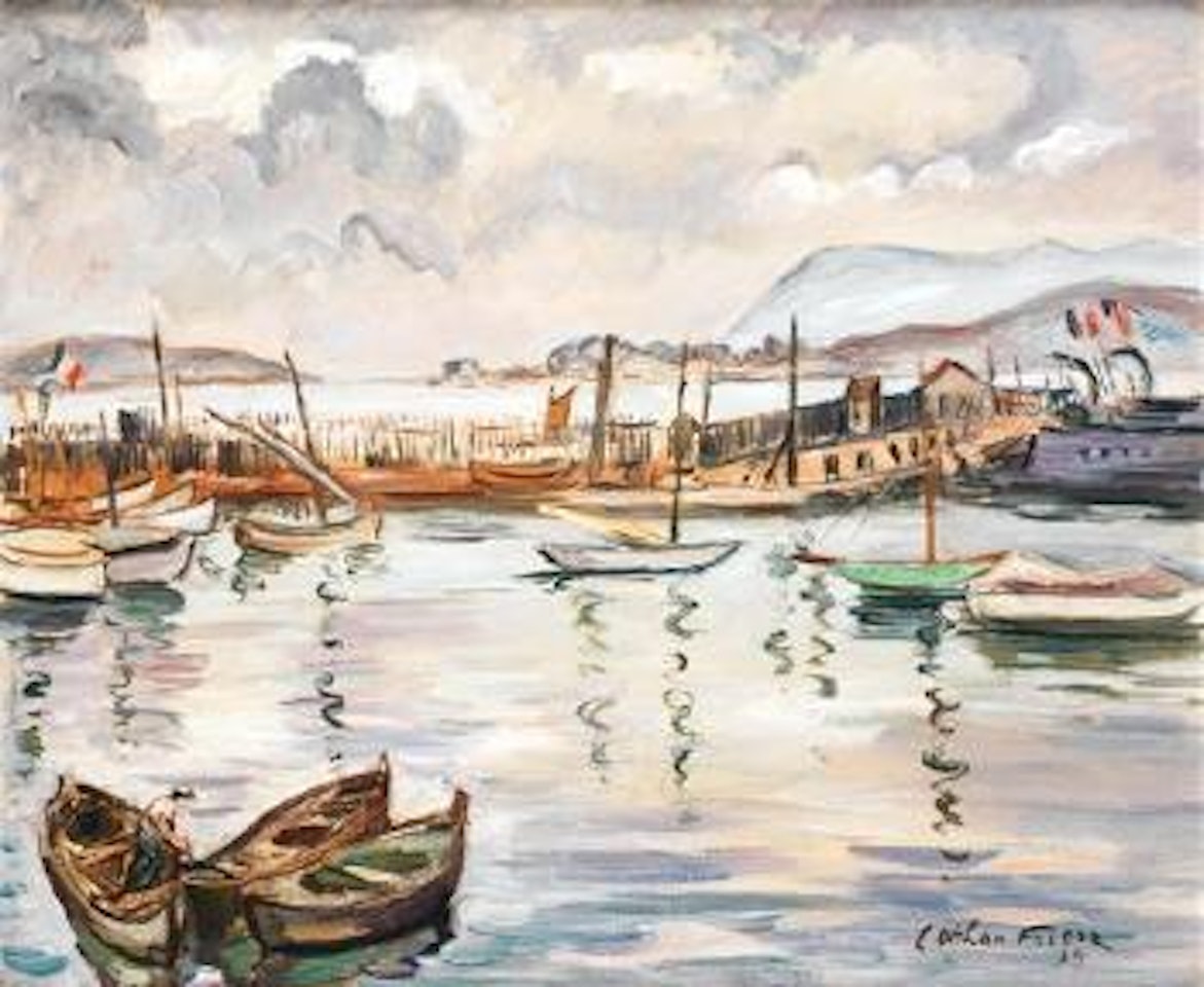 Port de Toulon by Othon Friesz