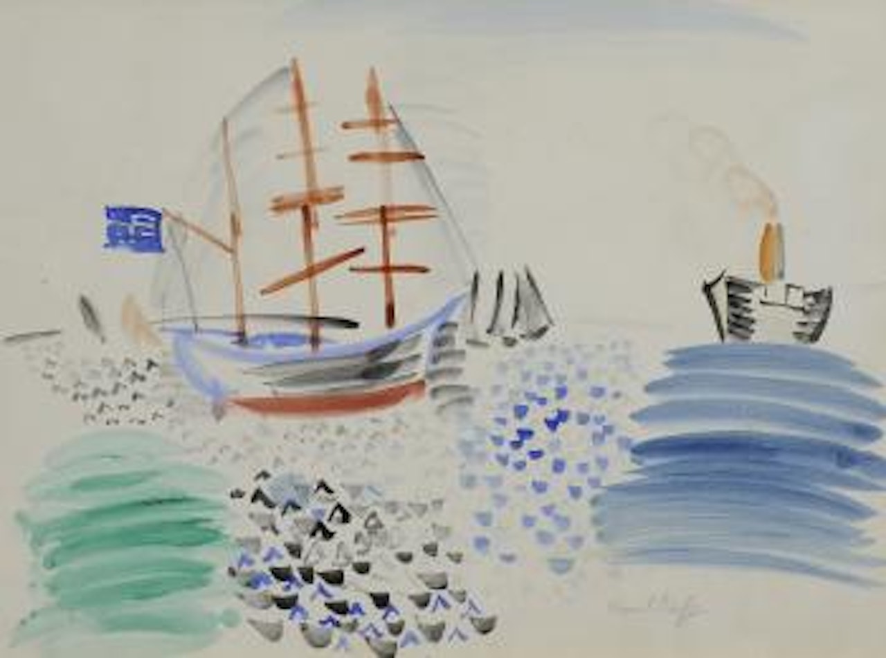 Les Bateaux by Raoul Dufy