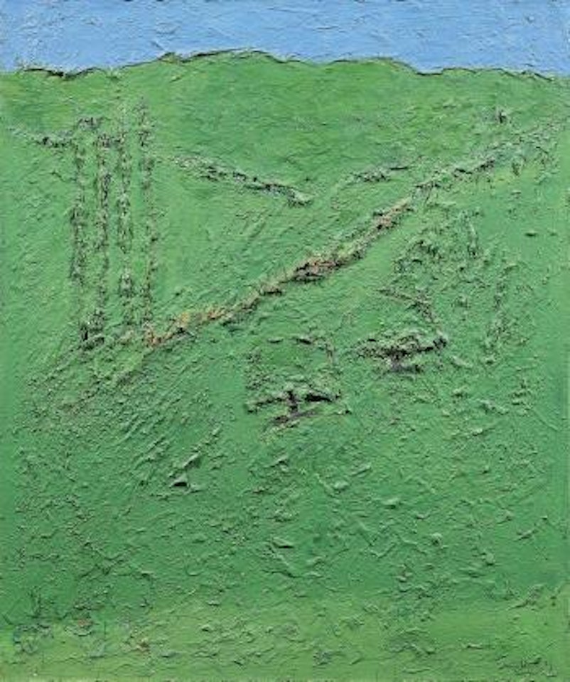Paesaggio verde by Carlo Mattioli