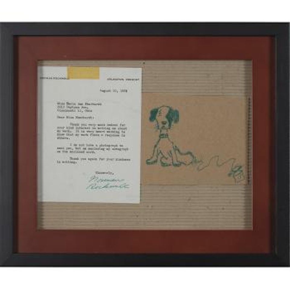 Dog by Norman Rockwell