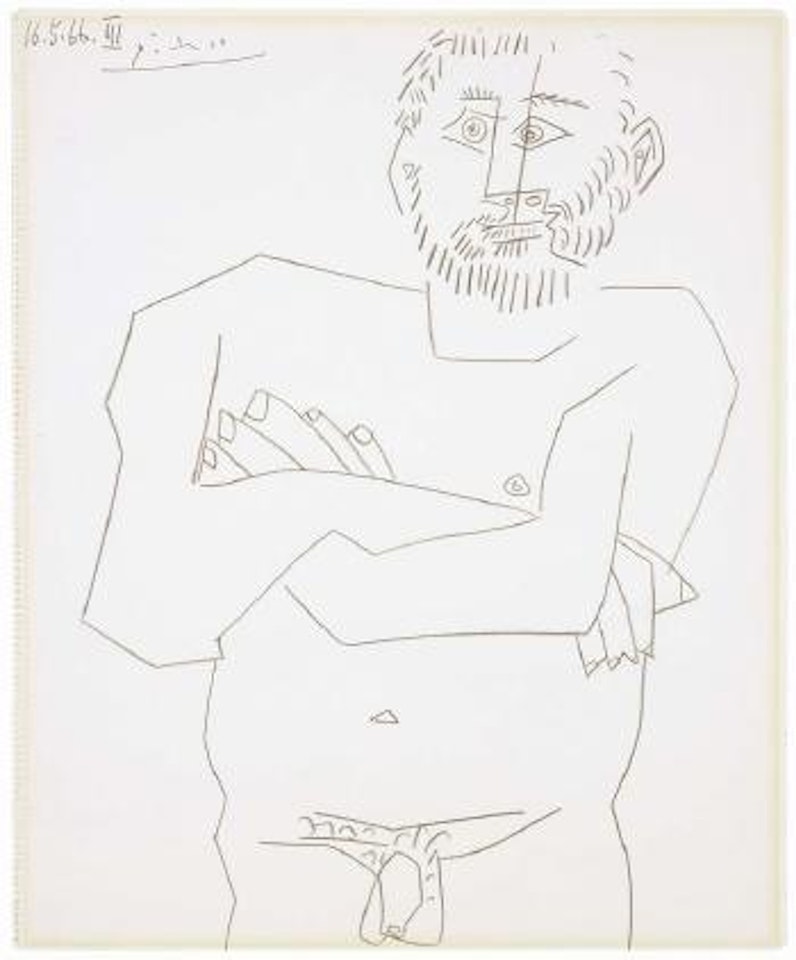 Homme nu debout by Pablo Picasso