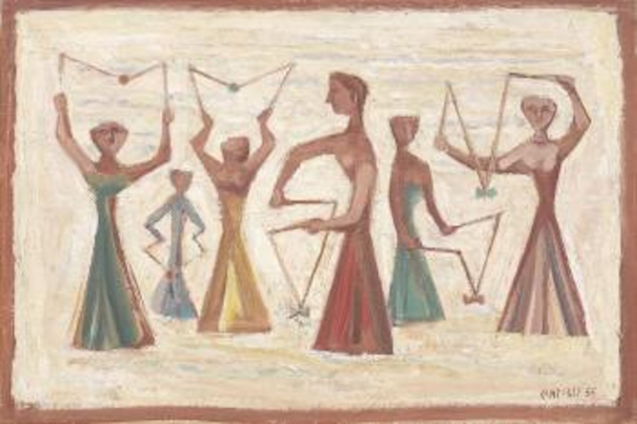 Gioco del diablo by Massimo Campigli