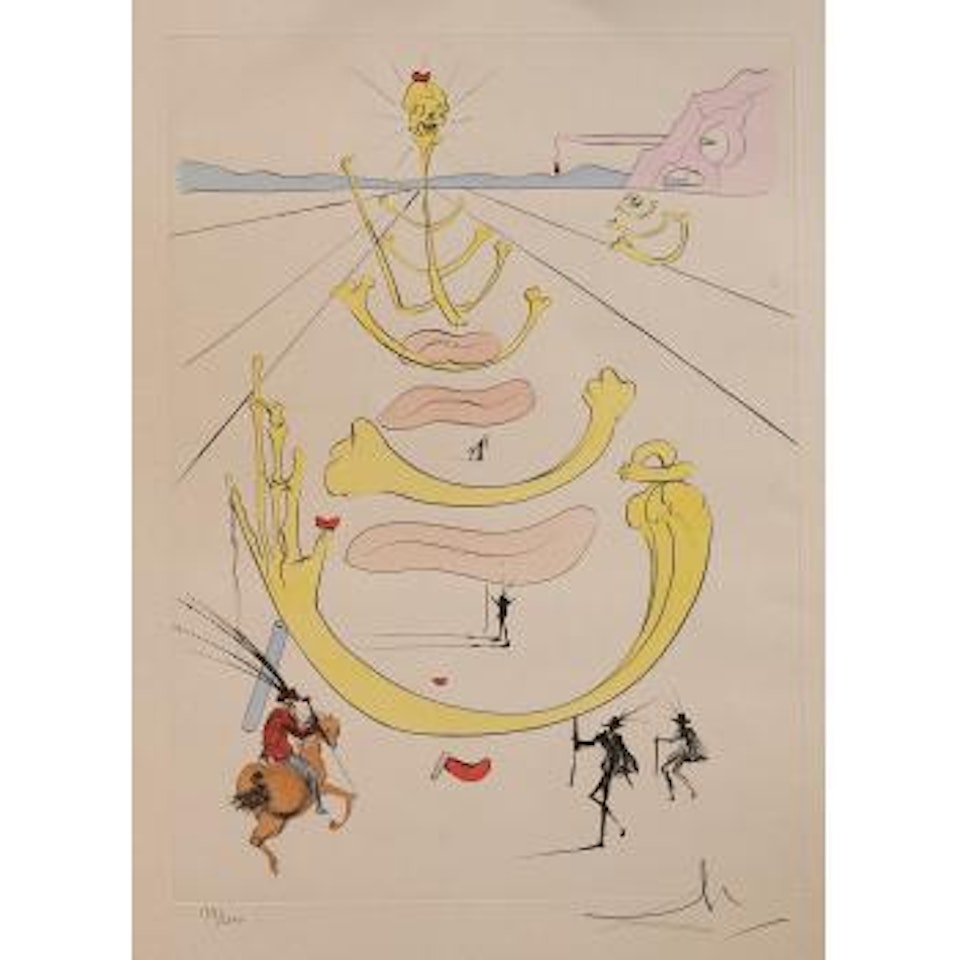 Masque de la mort by Salvador Dali