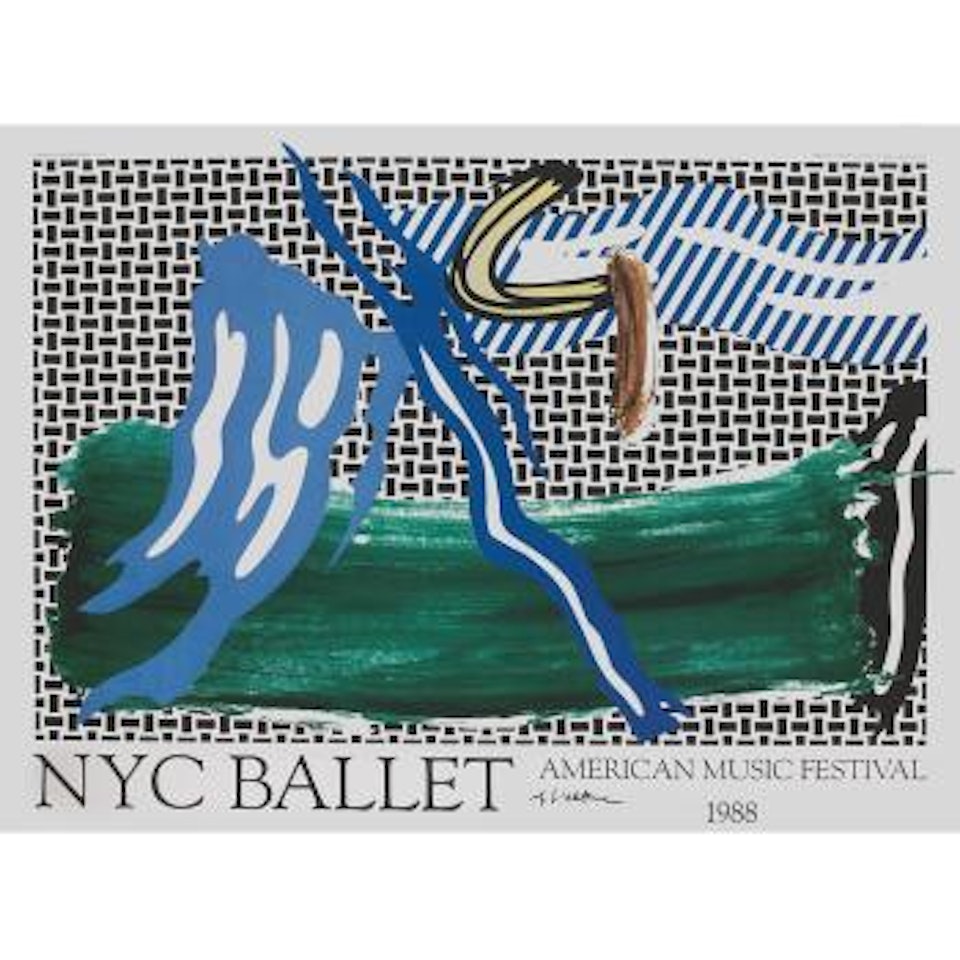 NYC Bally American Music Festival by Roy Lichtenstein