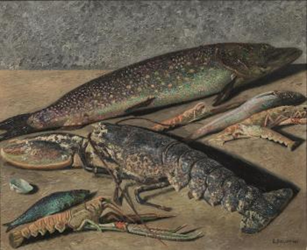 Poissons et crustacé by Gino Severini