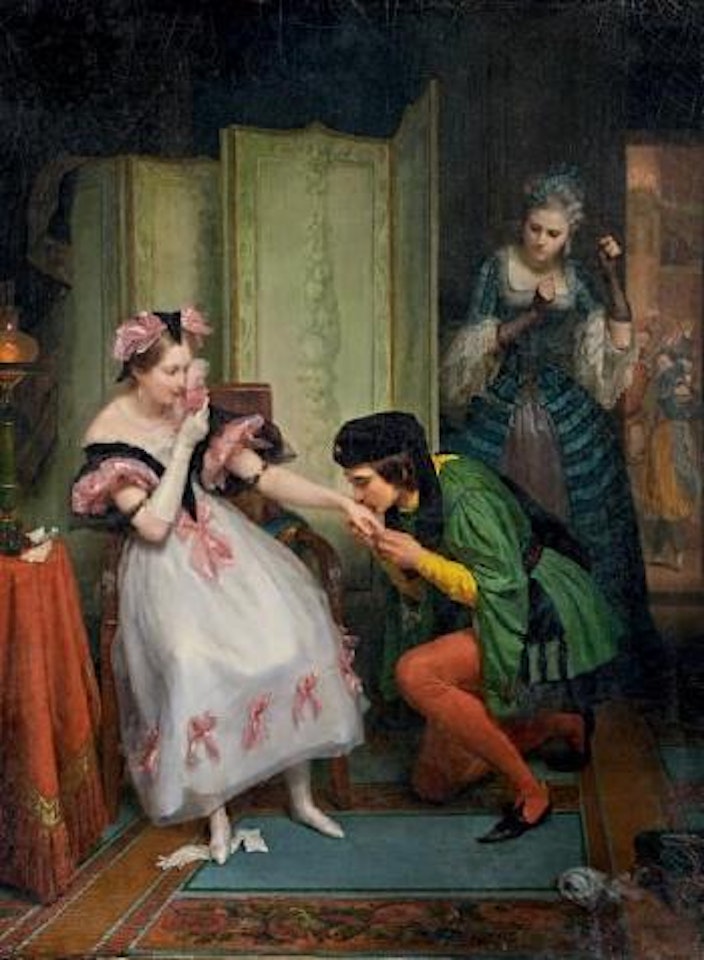 L'indiscrète by Jean Augustin Franquelin
