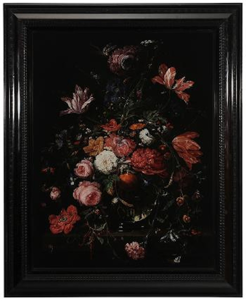 Flemish style floral still life by Frederick Victor Bailey