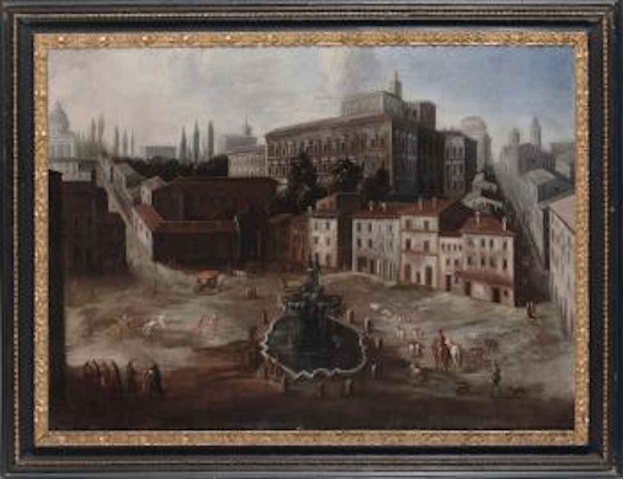 Piazza Barberini. Quirinale by Italian School